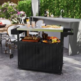 Camping Cart, Grill Cart, Outdoor Bar Cart