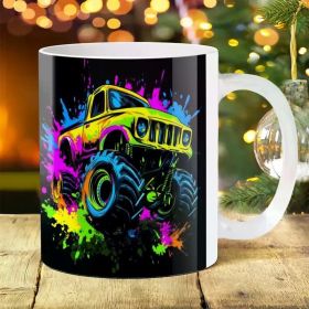 Charming 11oz Bear Ceramic Mug - Perfect for Camping, Picnics & Travel | Ideal Birthday or Holiday Gift for Home &
