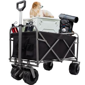 Outdoor Garden Park Utility kids wagon portable beach trolley cart camping foldable with big wheels folding wagon