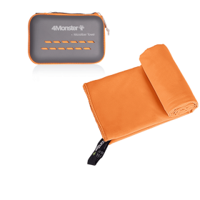 Camping Towels Super Absorbent; Fast Drying Microfiber Travel Towel; Ultra Soft Compact Gym Towel ; Sport Towel (Color: Orange, size: XS 30x50cm)