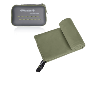Camping Towels Super Absorbent; Fast Drying Microfiber Travel Towel; Ultra Soft Compact Gym Towel ; Sport Towel (Color: Army Green, size: XS 30x50cm)